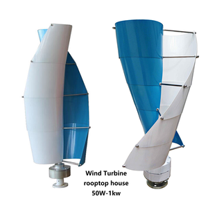 Sistema de Generador Eólico de Eje Vertical en Espiral Tipo Tulipán, 100W-1kW, Energía Gratuita, Aerogenerador Residencial para Suministro de Energía en el Hogar y la Granja - Product Image 1