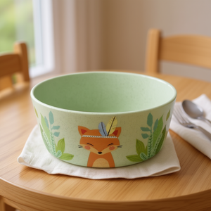 Juego de 3 piezas de plato, taza y tazón para niños, diseño de Harry el Zorro, para comer - Product Image 3