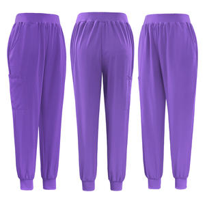 Ensemble de blouses médicales pour femmes, tissu dobby en polyester ajouré sexy, vêtements d'infirmière, robe chirurgicale deux pièces avec blouse blanche, fabriqué en Chine - Product Image 3