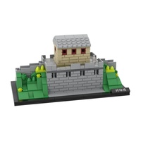 Ensemble de blocs de construction en plastique personnalisés pour la reproduction de murs de ville anciens, pour la création de mini-scènes historiques