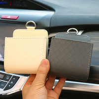 Boîte de rangement suspendue en cuir PU de haute qualité, sac de rangement pour voiture, accessoires de voiture