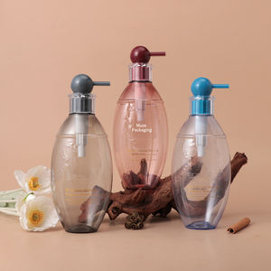 Échantillon gratuit de bouteille de gel douche en plastique PET de 500 ml, bouteille de savon pour les mains, bouteille de shampoing, emballage - Product Image 2