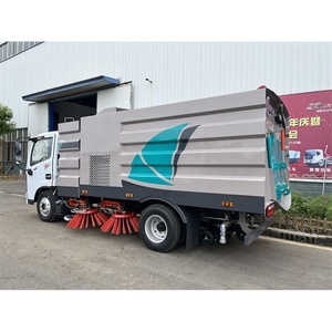 Camión barredor profesional Dongfeng 4x2, camión barredor de calles pequeño, camión de mantenimiento de carreteras - Product Image 5