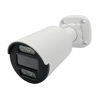 Caméra Dôme IP PoE 4MP HD avec Vision Nocturne Double Lumière, Capteur 1/3'', Étanche IP66, Caméra de Sécurité Extérieure