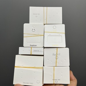 Tarjetas de Agradecimiento de Diseño Personalizado con Bajo MOQ, Tarjetas de Lujo con Impresión en Lámina Dorada para Joyería, Pendientes, Collares y Pulseras - Product Image 5
