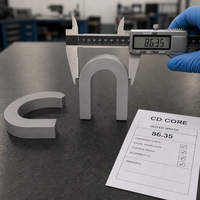 Noyau magnétique CD fiable et stable, certification ROHS/CE, tolérance de 1 % pour la protection des aimants industriels, transformateurs de mesure