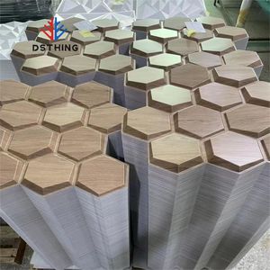 Paneles de Pared <span class=keywords><strong>3D</strong></span> con Texturas Artísticas, Diseño Hexagonal, Paquete de 12 Azulejos, Decoración de Interiores, Autoadhesivos, Paneles de Pared DIY - Product Image 4