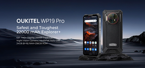 <span class=keywords><strong>Oukitel</strong></span> WP19 Pro โทรศัพท์ที่ทนทาน8GB + 256GB 6.8inch FHD + กล้อง64MP 22000mAh MediaTek Helio G99 120Hz NFC 4G - Product Image 2