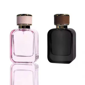 Best Selling Square Perfume Bottle Black 50Ml Perfume Glass Bottle Luxury Perfume Bottle With <b>Gift</b> <b>Box</b> Packaging - Product Image 6