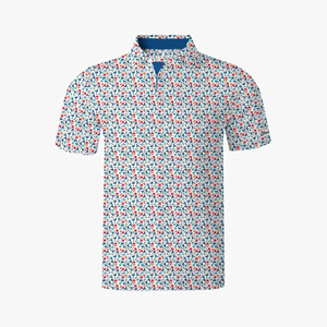 Chemise de golf pour homme, coupe ajustée, écologique, personnalisable, impression intégrale, séchage rapide, t-shirts de rugby de golf en gros - Product Image 3