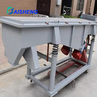 Tamis vibrant linéaire multicouche sur mesure, machine de criblage vibratoire grande capacité pour la séparation de minerai humide/sec, à moteur