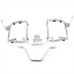Per V-Strom <span class=keywords><strong>250</strong></span> Moto DL250, Portapacchi Laterale Modificato in Acciaio Inox 304 e Staffa di Fissaggio per Bauletto - Product Image 1