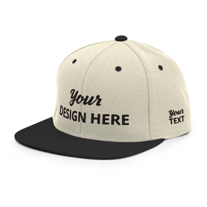 หมวกแก๊ป SnapBack 5 แผง ปีกแบน ปักโลโก้ ออกแบบเองได้ ผ้าฝ้าย สำหรับงานปาร์ตี้กลางแจ้ง ลายตัวการ์ตูน ขายส่ง - Product Image 1