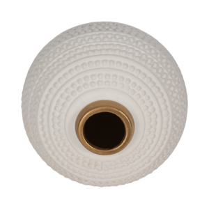 Vaso Moderno Rotondo in Ceramica con Design Texturizzato per Arredamento Soggiorno - Product Image 5