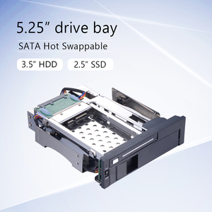 Unestech đa chức năng 2.5 3.5 <span class=keywords><strong>Sata</strong></span> <span class=keywords><strong>Docking</strong></span> <span class=keywords><strong>Station</strong></span> trao đổi nóng SSD <span class=keywords><strong>HDD</strong></span> di động giá bao vây cho ổ đĩa 5.25 khe cắm - Product Image 1