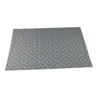 Tapis d'extérieur écologique en PP recyclé, pliable, durable, lavable en machine, anti-moustiques, lumineux, pour voyage et pique-nique