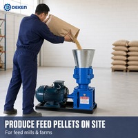 Granulateur d'aliments pour bétail professionnel pour la paille de maïs et les matériaux biomasse avec une production fiable pour les exploitations agricoles et équine