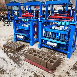 China Hot Producten Baksteen Machine Maken Manuel Fabriek Groothandel Ghana Handmatige Vergrendeling Baksteen Making Machine