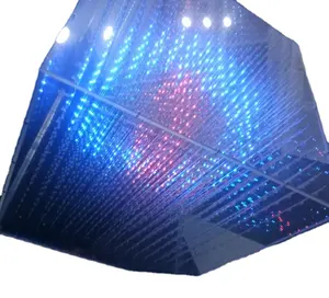 hot sale 3D LED light cube wifi remote control 10*10*10 dot electric DIY kit disco night club four side 3D cube led display