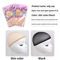 Bonnet en nylon respirant pour perruques, vente en gros, pas cher, très demandé, extensible, personnalisé, pour la fabrication de perruques