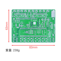 Récepteur radio FM numérique TDA5807, amplificateur 5W, 87-108MHz, LCD1602, STC89C52, module indicateur audio