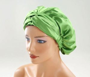 Gorro de Dormir Ajustable de Doble Capa de Satén de Seda para el Cuidado del Cabello Rizado Natural de Mujer, Regalo Promocional - Product Image 1