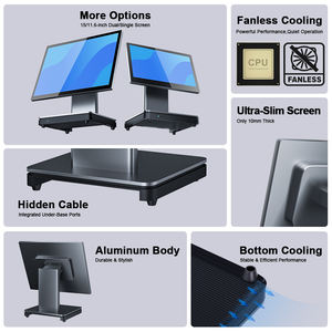 Nuovo Registratore di <span class=keywords><strong>Cassa</strong></span> POS Ultra-Sottile con Schermo Touch, Sistema POS da 15/11,6 Pollici con Win10/11 per Caffè e Saloni - Product Image 2