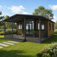 Maison Modulaire Préfabriquée Pliable de Luxe 20ft 30ft 40ft, Portable et Mobile, pour Mini-Maisons, 2 ou 3 Chambres, Extensible, Type Conteneur