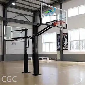 Aro de baloncesto al aire libre de 7,5-10 pies Soporte de portería de baloncesto Tablero trasero de 54"