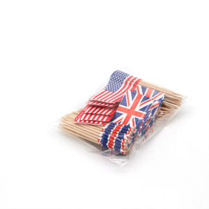 Индивидуальные зубочистки с флагом страны США, национальные флажки, фирменные флажки для зубочисток, напечатанные на День независимости - Product Image 3