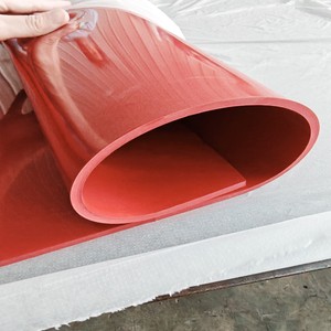 Tấm cao su tự nhiên chống ăn mòn mềm không thấm nước và chống dầu màu đỏ cao su tự nhiên tấm ấn tượng thô - Product Image 3