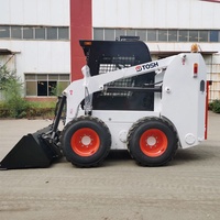 TOSH Chine 75 HP Skid Steer Souffleuse à neige avec seau 6 en 1 Livraison gratuite