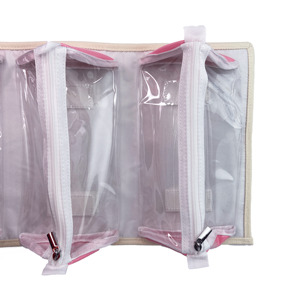 Luxury Fashionable Canvas Cosmetic Bag New <b>Professional</b> Comfortable <b>Makeup</b> Organizer Bags - Product Image 5