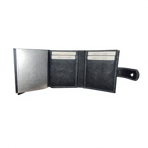Portefeuille Homme en Cuir Véritable BS INTERNATIONAL, Motif Étoile, Fermeture Ouverte, Imperméable, Broderie Lettre, 6 Pouces, Vente en Gros - Product Image 6