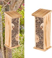 Maison d'oiseau extérieure en bois Ruche d'abeilles Maison d'insectes en bois Hôtels d'insectes suspendus pour jardin extérieur Ruche décorative