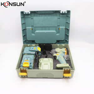 KONSUN Llave de Impacto Inalámbrica Kx73019 580N.M High Torque 21V | <span class=keywords><strong>Motor</strong></span> sin Escobillas 3300BPM 2*4500mAh 10C Baterías de Iones de Litio DIY - Product Image 2