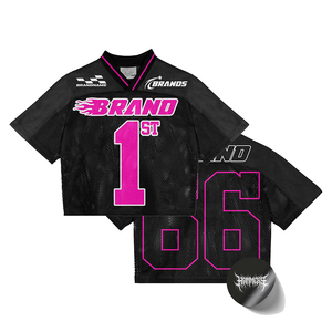 High Quality Retro Gym Polyester Sports <strong>Tee</strong> Cropped Mesh Sublimation T-shirts Men Basketball <strong>Soccer</strong> Boxy Football Jersey - Product Image 1