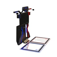 Máquina de videojuegos de disparo de realidad Virtual para interiores/exteriores que funciona con monedas, Metal para aeropuertos, centros comerciales, parques de atracciones