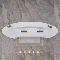 Comptoir de réception commercial moderne, durable et de haute qualité, avec tiroirs, panneau personnalisable (couleur/taille/logo), idéal pour la maison