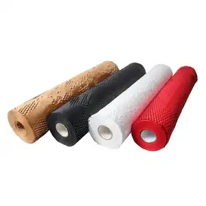 SZCX White Crafts Recycled Kraft Paper Roll Brown Oem Honeycomb Paper Wrap Rolling Honeycomb Paper