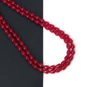 Cuentas Redondas Sueltas de Rubí Rojo Cultivado en Laboratorio, Perforadas, para la Elaboración de Joyas, Collares y Pulseras - Product Image 5