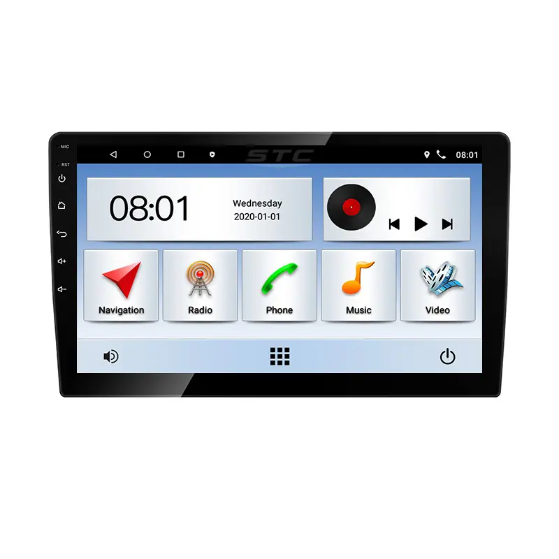 Pemutar MP5 Mobil Stereo OEM10 Inci Android, Video Mobil dengan BT FM USB Mobil dengan Stereo