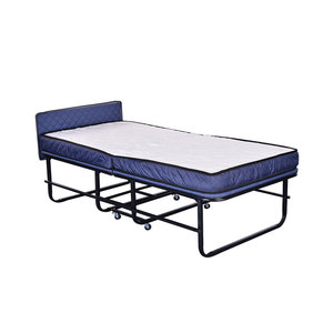 Cama Plegable Individual Móvil de Alta Calidad para Huéspedes de Hotel, con Estructura Tubular Metálica, Función Suave y Ruedas Resistentes - Product Image 4