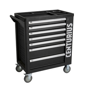 High quality 7 Drawer tool cabinet storage cabinet/tool trolley/ tool cart with handle and wheels
