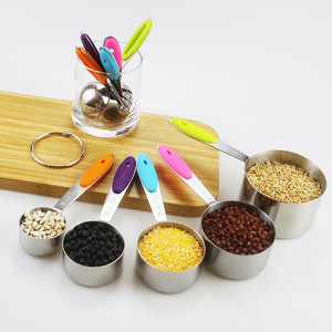 13pcs từ Đo muỗng và cốc Bộ thép không gỉ hai mặt công cụ đo lường nấu ăn & nướng làm tổ - Product Image 5