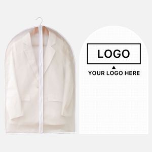 Housses à vêtements personnalisées avec logo, en PEVA, pour la protection des vêtements et le rangement dans le placard, housses de protection en plastique pour vêtements de créateur - Product Image 2
