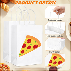 Bolsas de Papel Kraft para Comida para Llevar de Restaurante con Logotipo Personalizado, para Entrega de Shawarma - Product Image 3