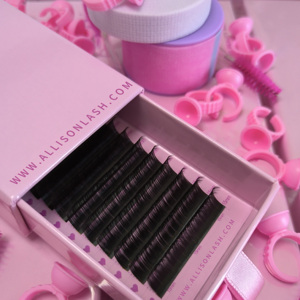 Las <strong>Extension</strong> <strong>Supplies</strong> <strong>Private</strong> <strong>Label</strong> 25mm 0.03 Mega Volume Lash .05 0.07 Russian Handmade Lash <strong>Mink</strong> Individual <strong>Eyelash</strong> <strong>Extension</strong> - Product Image 2