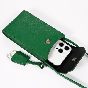 Borsa a Tracolla di Lusso in Pelle Vegana PU a Grana Piena Forever Young per Tutti i <span class=keywords><strong>Modelli</strong></span> di Telefono, Inclusi iPhone, <span class=keywords><strong>Samsung</strong></span>, Android - Product Image 2