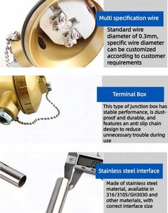 Thermocouple de type K/R/<span class=keywords><strong>S</strong></span>/B haute température avec tube de protection en céramique pour four - Product Image 4